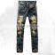 latest new design frayed ripped Breathable men jeans male cool pants wholesale price