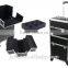Hairdresser trolley case rolling suitcase pilot makeup aluminum trolley case JH517