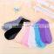 2016 Women boat socks anti slip invisible cotton trampoline socks non-skid socks