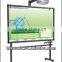 single, multiple point touch IWB infrared whiteboard with projector and speaker for e-communication
