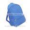 2015 Dongguan manufacture student Backpack large capacity blue travel bag