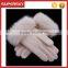 V-366 Stylish women slap-up wool winter warmer gloves with flower magic finger golves