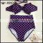 Cutest Women Retro Polka Dot High Waist Bikini Beach Set