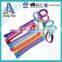 Promotion Japanese Harajuku Street Fluorescent Color Rainbow Colored Zipper Bracelet