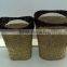 water hyacinth storage basket with iron frame