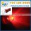 T10 pinball led bulbs with clear lens
