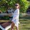 Women's Sexy Hollow Crochet Beach Clothing Loose Blouse Swimwear Bikini Cover Up