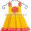 2016 New Arrival Cotton Floral Baby Summer Girls Dress