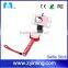 Zyiming wholesale cartoon selfie stick YM-Z07-7 bluetooth selfie stick remote shutter for smartphone