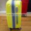 New 360 Degree 4 Rotative Wheels ABS Yellow Trolley Luggage Expander Ultra Light Hardshell Suitcase
