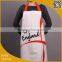 white color apron