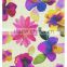 Luxury flower shaped rug with colorful designs