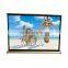 New Golden Tone H50 50 inch 16:9 Portable Foldable Table Projector Screen mini pull up screen