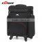 Women Black Professional Empty Makeup Case Nylon