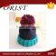 100% Acrylic High quality custom knitted hat beanie embroidery