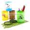 Plastic pvc charm pen holder for students