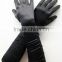 Long Black Satin Gloves For Women