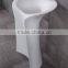acrylic solid surface pedestal sinks/ hairdressing wash basins, artificial stone Freestanding wash basin