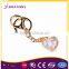 Fast Reply Unique Personalized Cheap Fashion Heart Shape Keychain