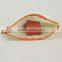 High quality Waxed canvas zipper pouch/cotton pouch