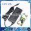 UL CE KC DOE VI approved 24W ac / dc power adapter 5V 10V 12V 18V 24V 30V DC 2A 3A 4A 5A 6A