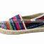 China Factory Price Rope Jute Sole Espadrille for Women, Cheap Fashion Women Espadrilles , Fashion Canvas Espadrilles Shoes