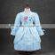 beautiful baby favourite long sleeve Princess cosplay dress original selling cheaper frozen dresses for kids