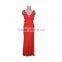 Newest hot sale style sexy manual nail bead evening dress 2016