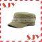 Wholesale flat top blank fashion military cap hat from China