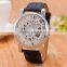  Trade Assurance Supplier Cheap Quartz Watch Mechanical Watch Face With PU leather Band
