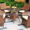 ZT-1068CT rattan wicker coffee shop furniture dining furniture