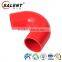 standard 35mm reinforced automotive Red flexible 135 degree silicone elbow hose
