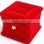 China supplier velvet jewelry box custom logo luxury ring box velvet