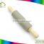 Kitchen bakeware tools wooden handle stainless steel tube silicone rolling pin