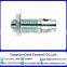 Wedge anchor silver white Zinc-plated with nut and washer Carbon Steel YZP M10*60