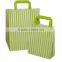 Candy Stripe Flat Handle Bags Birthday Party Paper Gift Bag