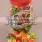 SK-G066 Olive Olivary bubble gum in jar with spoon