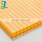 4-10mm mulniciple project purpose & construction pc hollow sheet exported anti fog uv coating sheet for roofing