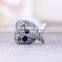 X240 Handcraft S925 Sterling Silver Personalized Paved Crystal Zircon Heart Angel Wing Charm beads