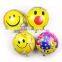 Lovely kids color emoji printed balloon, 18inches helium foil balloon, party/wedding/birthday emoji balloon