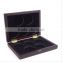 Chinese factories wholesale custom wooden jewelry box, dark brown fashion beautiful gift box