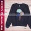 Wholesale Blue ice cream fur decorated long sleeves latest design sweatshirt