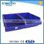 Shelf plastic storage bins customer size, various colors for choose plastic crate