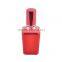 Unique square shaped 15ml empty mini screw top refillable perfume spray glass bottle with aluminum atomizer