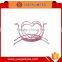 Lovers Desk Heart Shaped Pink Metal Toothpaste Toothbrush Holder Rack