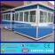 modern style low cost prefab steel frame modular kiosk