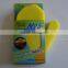 kitchen waterproof cleaning hand latex glove with sponge