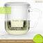 2014 Unique New Design Borosilicate 450Ml Glass Teapot