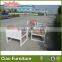 outdoor furniture with cushion aluminum powder coated garden sofa set