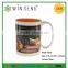 Ceramic promotion sublimation orange mug